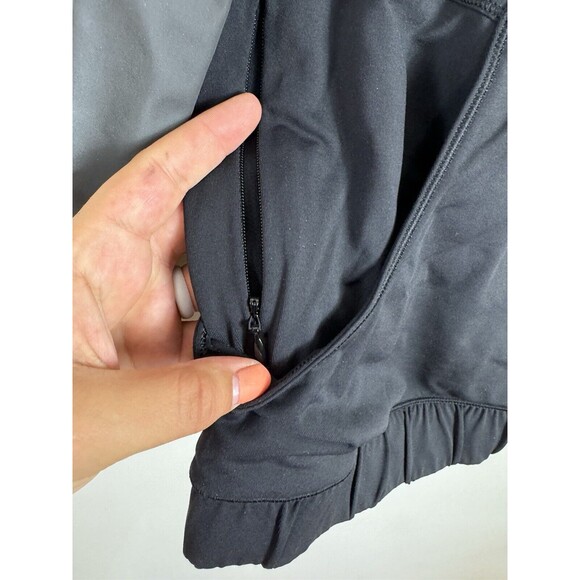 Lululemon Fleet Street Hoodie *Reflective Sleeves Black Size 4? See Measurements - Picture 5 of 12